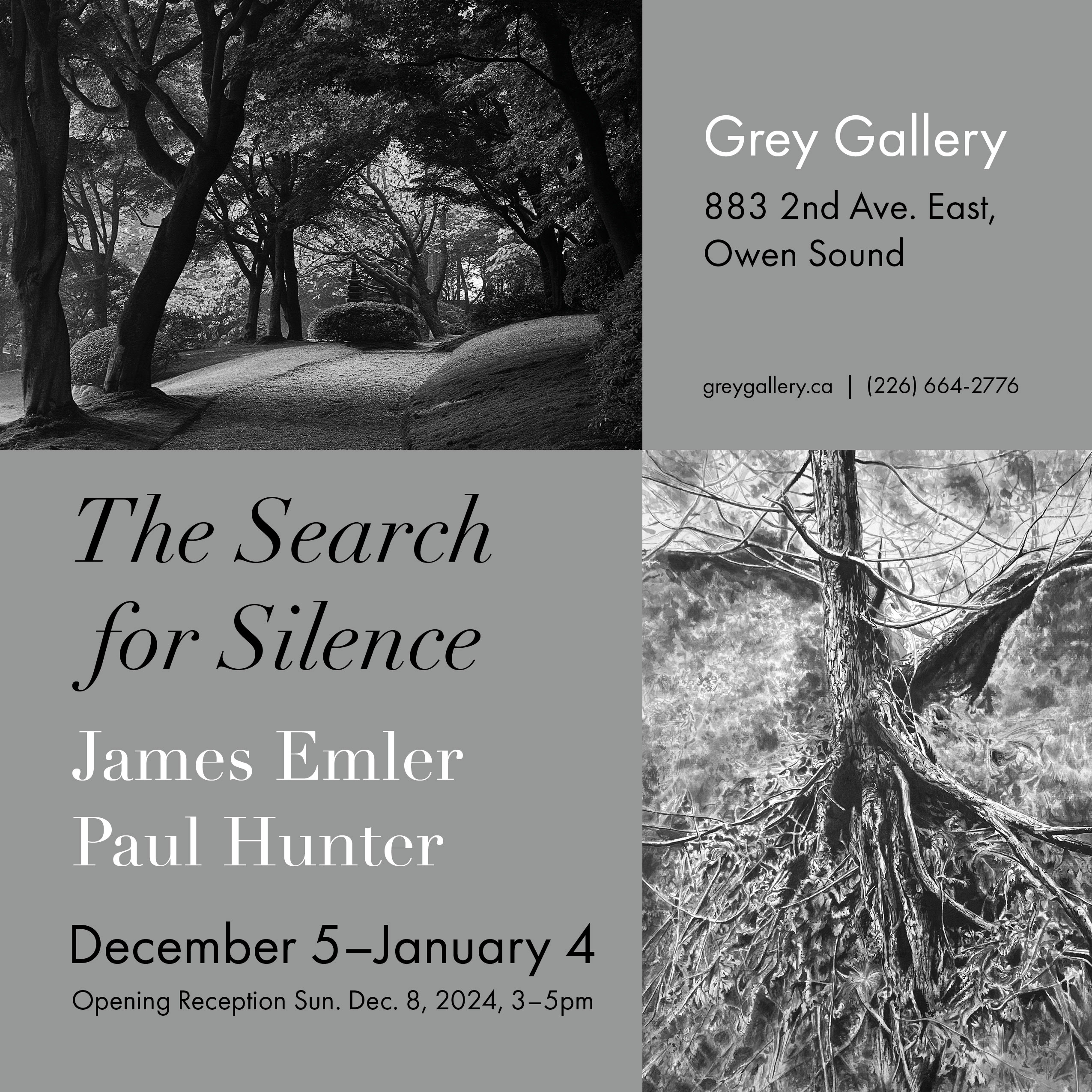 Event image The Search for Silence : James Emler and Paul Hunter